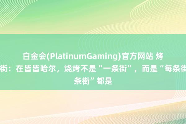 白金会(PlatinumGaming)官方网站 烤肉一条街：在皆皆哈尔，烧烤不是“一条街”，而是“每条街”都是